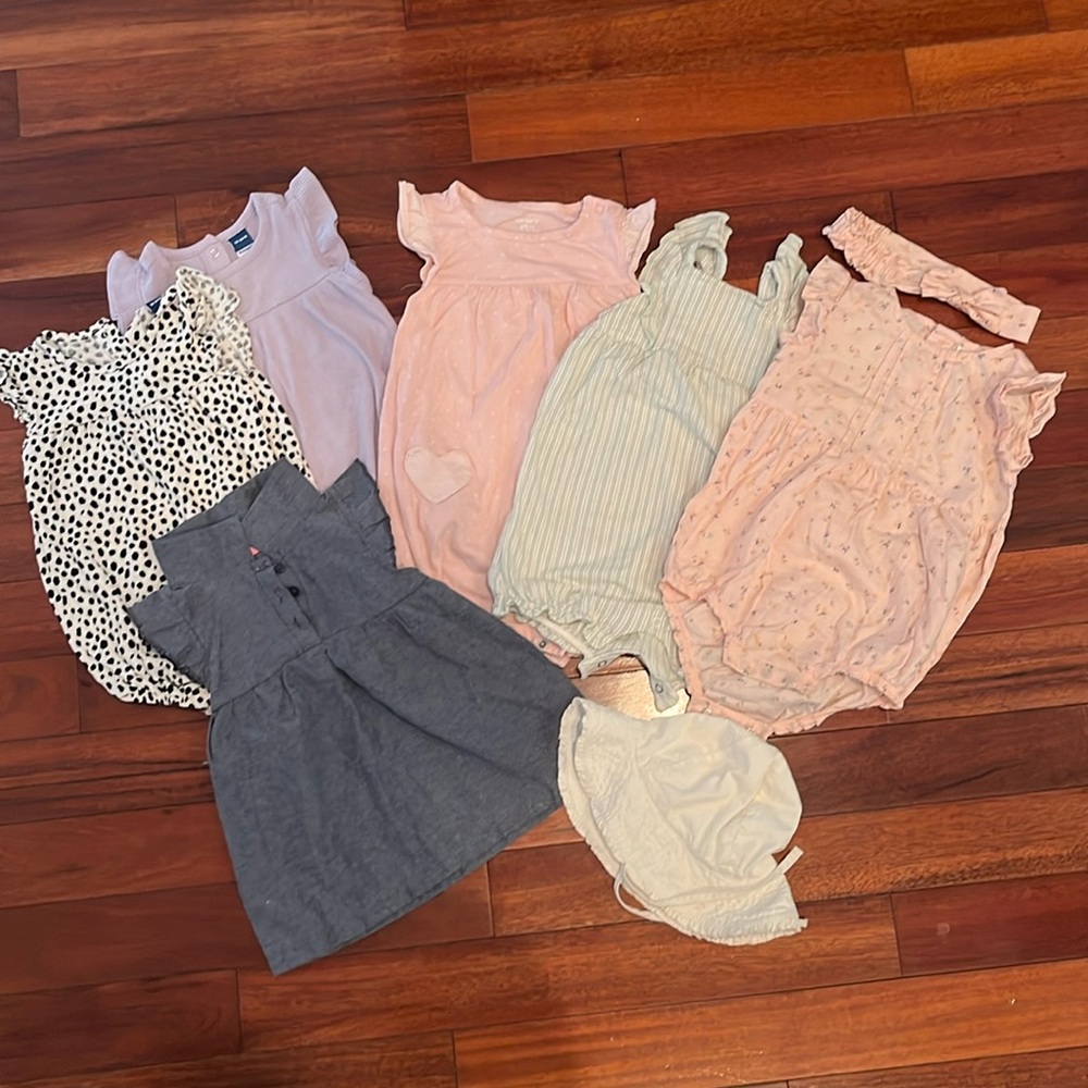 Toddler Girl summer bundle of 8 - size 24M